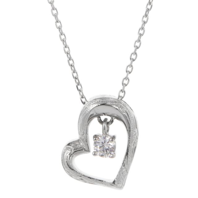 ペンダント ネックレス レディース サージカルステンレス316L ハワイアンジュエリー ハワジュ オープンハート プルメリア 花 スクロール 波 ワンストーン お肌に優しい 金属アレルギー対応 金アレ 誕生日 記念日 プレゼント ギフト 送料無料の通販は