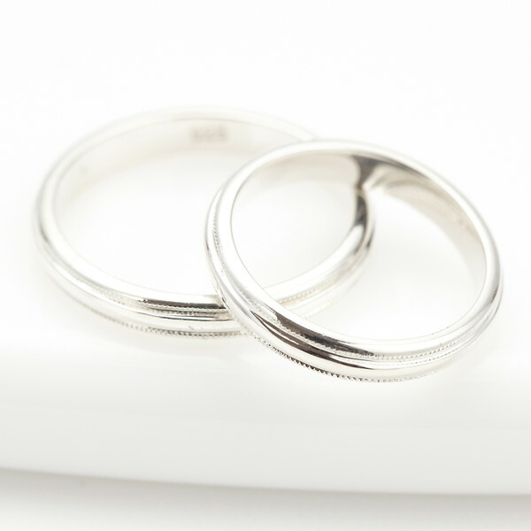 リング 指輪 ペア レディース メンズ シルバー925 金属アレルギー対応 シンプル サイドミル打ち ペアリングにも メール便 送料無料 プレゼント 秋冬 大人気 最短当日発送の通販は 5,998円