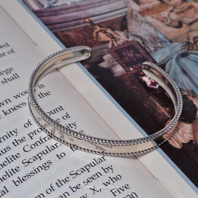 ヴィンテージ STERLING silver ネイティブバングル ®️634