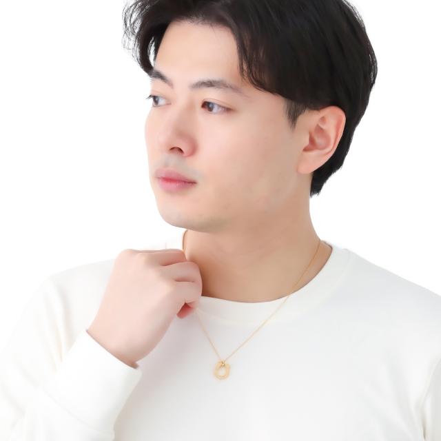 ネックレス メンズ シルバー925製 ダイヤモンド K23コーティング Royal Stag Zest 馬蹄 ホースシュー 1粒 ワンストーン ゴールド シンプル お揃い ペアにも 恋人 彼氏 おしゃれ 記念日 誕生日 プレゼント ギフト 送料無料の通販は