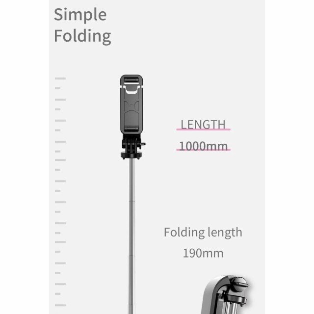 自撮り棒 三脚付 セルカ棒 iphone スマホ リモコンk 再入荷 白