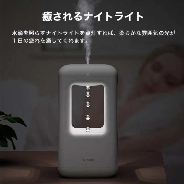 加湿器 卓上 usb おしゃれ 超音波式 ミスト 500ml 充電式 除菌 抗菌 送料無料 超音波式加湿器 卓上 オフィス LEDライト 小型  コンパクト の通販はau PAY マーケット - World Select 「auPAY マーケット店」