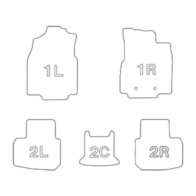 イレブンインターナショナル Clazzio 立体フロアマット 1列目+2列目セット タフト 2WD NEWラバータイプ ブラック ED-6541 フロアマット 乗用車用 防水の通販は 7,607円