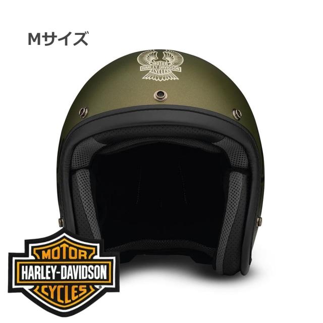 ハーレーダビッドソン 純正 ARAI製サープラス クラシック エア 3/4 ヘルメット 98198-22JX バイク用品 ばいく ヘルメット へるめっと 緑 オリーブ 純正