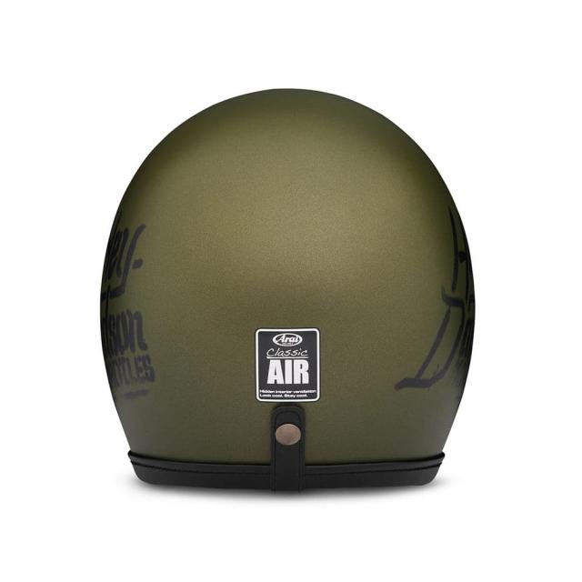 ハーレーダビッドソン 純正 ARAI製サープラス クラシック エア 3/4 ヘルメット 98198-22JX バイク用品 ばいく ヘルメット へるめっと 緑 オリーブ 純正_4