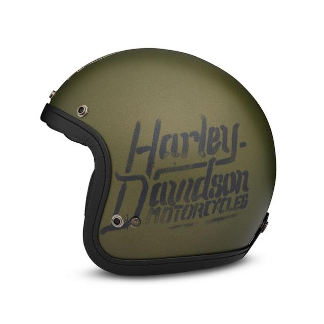 ハーレーダビッドソン 純正 ARAI製サープラス クラシック エア 3/4 ヘルメット 98198-22JX バイク用品 ばいく ヘルメット へるめっと 緑 オリーブ 純正_6