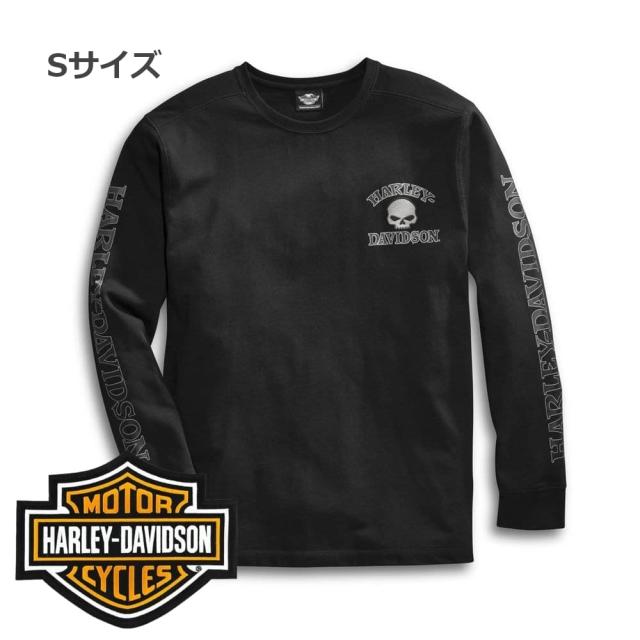 ハーレーダビッドソン 純正 メンズ スカル・ロングスリーブTシャツ