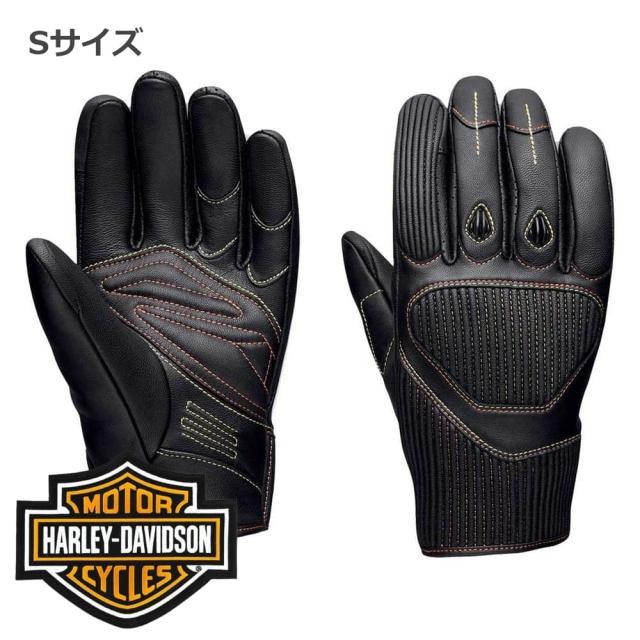 ハーレーダビットソンレザーグローブ ブラックHarley-Davidson 純正