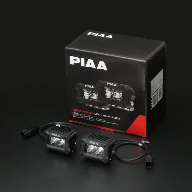 PIAA 後付けランプ 2000LIGHT PODS 2個入 FLOOD配光 イオンイエロー