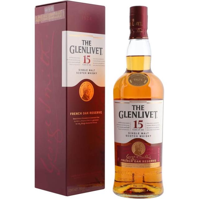 【化粧箱付】ザ・グレンリベット 15年 フレンチオ−ク・リザーブ 700ml お酒 おさけ ギフト お取り寄せ ウイスキー ういすきーの通販はスコッチ