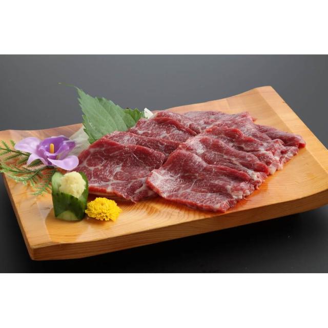 馬刺し 馬肉 赤身 しもふり 桜肉 セット 小田桐産業 馬刺しセット 赤身・上しもふり 各200g入_3