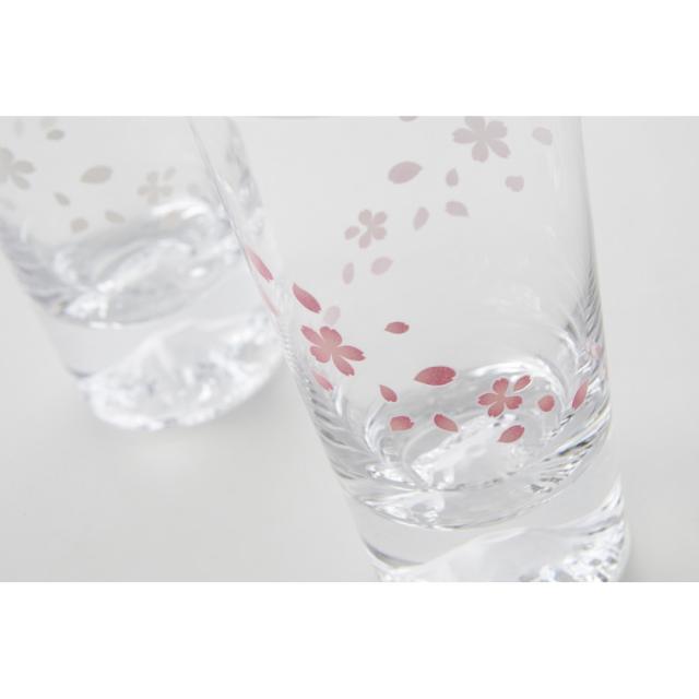 丸モ高木陶器 冷感桜舞富士山タンブラー(木箱入) ラッピング有 0100-058-00 ギフト 贈り物 器 酒器_2
