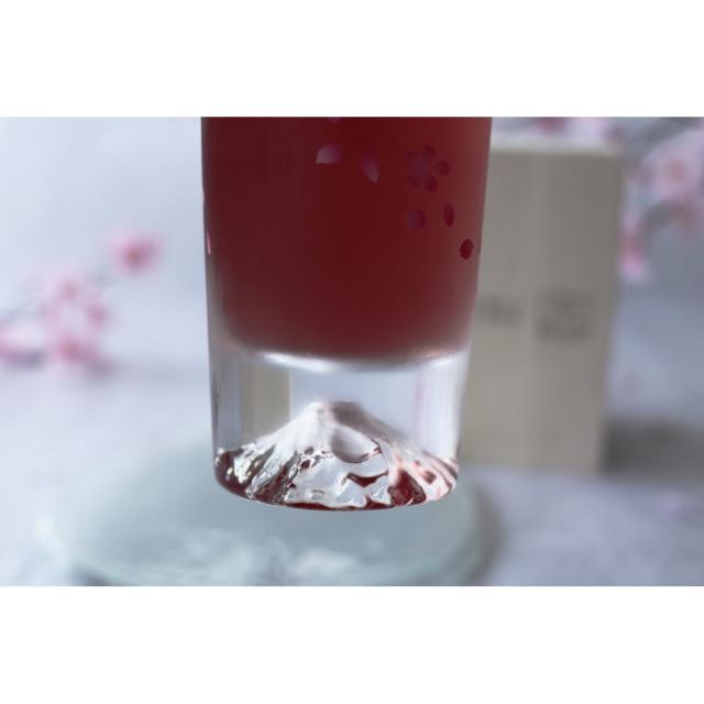 丸モ高木陶器 冷感桜舞富士山タンブラー(木箱入) ラッピング有 0100-058-00 ギフト 贈り物 器 酒器_3