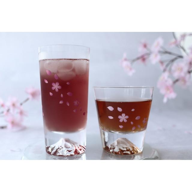 丸モ高木陶器 冷感桜舞富士山タンブラー(木箱入) ラッピング有 0100-058-00 ギフト 贈り物 器 酒器_4