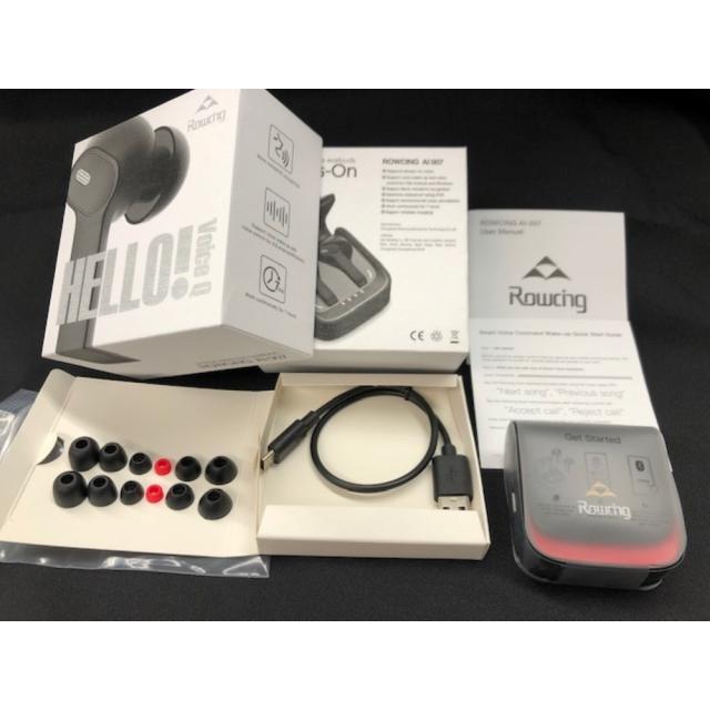 Bluetooth ワイヤレス イヤホン TWS 防水 ボイストリガー機能搭載！ 完全ワイヤレスイヤホン ROWCING AI-007_5