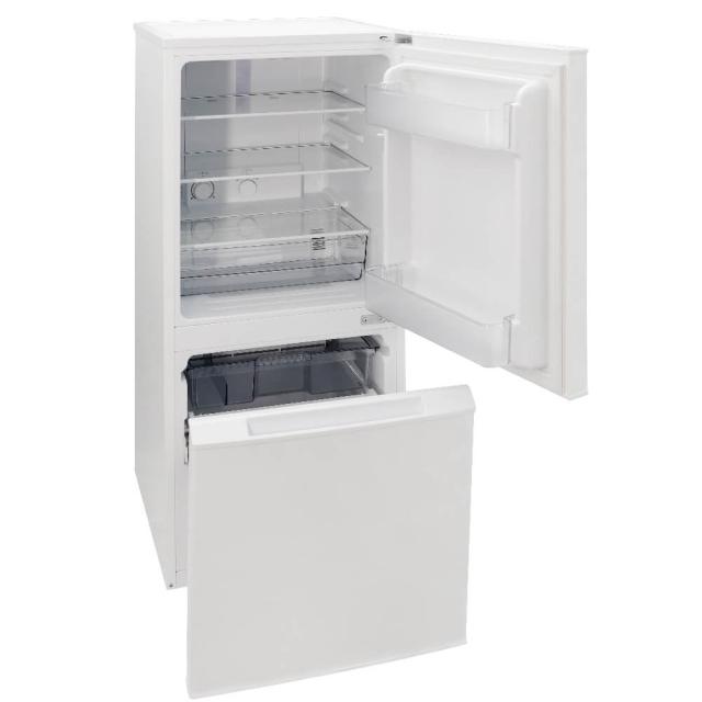 配送のみ/設置取付無し エスケイジャパン 140L 2ドア冷凍冷蔵庫 ファン