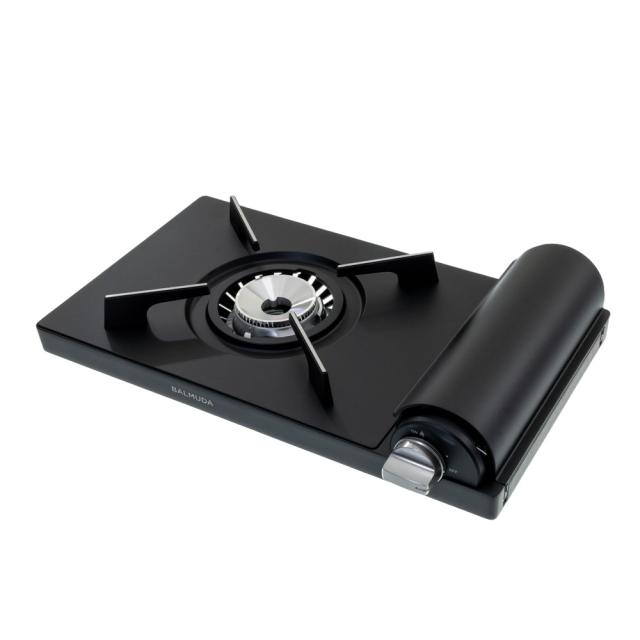 BALMUDA　Table Stove　ブラック　KGS01JP-BK ガスコンロ こんろ お手入れ簡単 安全 黒 ブラック