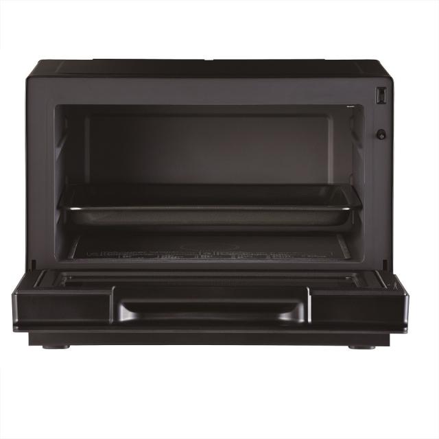 ハイアール 26L オーブンレンジ 二刀流調理 ブラック JM-WFVH26A 電子レンジ オーブン 26リットル スチーム 黒 解凍 調理 高火力_2