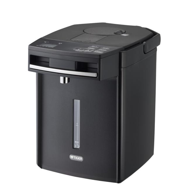 タイガー魔法瓶 蒸気レスVE電気まほうびん 2.2L アーバンブラック PIM-H220KE ポット 電気ポット 省エネ コードレス 蒸気なし おしゃれ