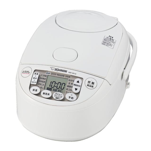 象印マホービン IH炊飯ジャー 極め炊き 5.5合炊き ホワイト NW-VK10-WA 炊飯器 IH 5.5合 ホワイト 白 豪熱沸とう パン 熟成 エコ