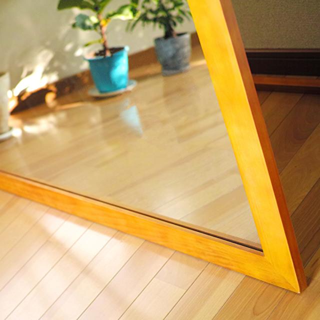 ウィルリミテッド 木製超ジャンボミラー 家具 モダンデザイン 現代的 合わせやすい 大きい 鏡_3