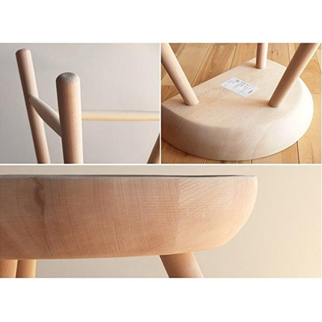 ウィルリミテッド ミルカーズチェア ナチュラル 49cm WSC-49NA スツール すつーる 木製 レザー 革 シンプル コンパクト_1