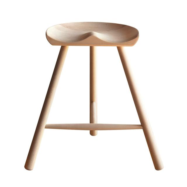 ウィルリミテッド ミルカーズチェア ナチュラル 59cm WSC-59NA スツール すつーる 木製 レザー 革 シンプル コンパクトの通販は 30,000円