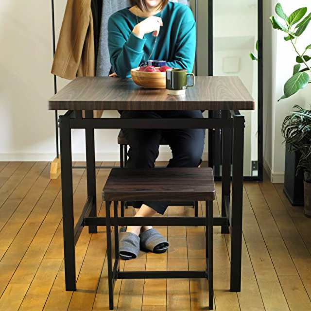 ウィルリミテッド 鉄脚ダイニングテーブル GRAIN(グレイン) 家具 お洒落 モダンスタイル シンプルデザイン テーブルの通販は