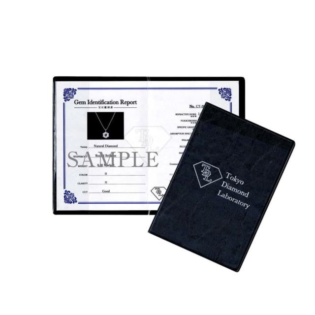PT 天然ダイヤモンド H/I1/GD 0.5ct 6本爪 プラチナネックレス TDL鑑定書付 ジュエリー アクセサリー ファッション小物 数量限定 特別価格 ケース付き 贈り物 日本_5