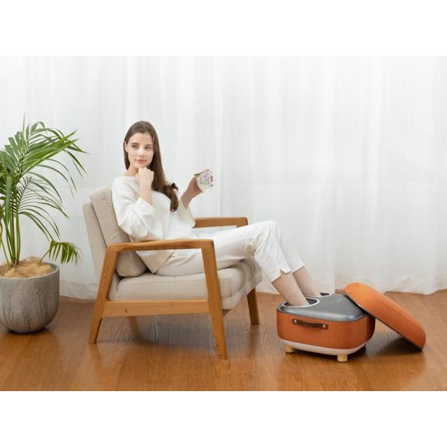 フットマッサージ スツール restool スツールフットマッサージャー パッションオレンジ HT-M215J