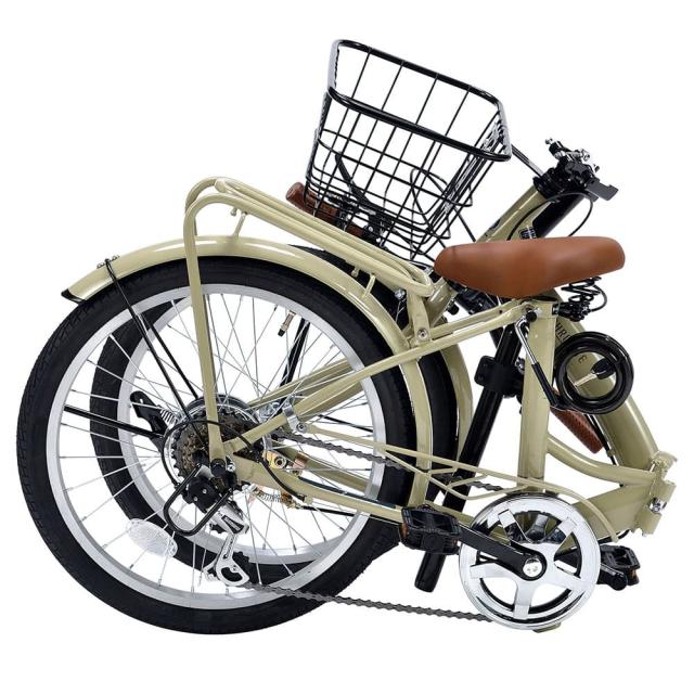 池商 折畳自転車20インチ 6段ギア オールインワン MF209 自転車 じてんしゃ 折り畳み 組み立て済み 6段ギア_9