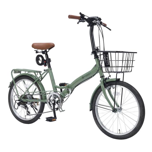 池商 折畳自転車20インチ 6段ギア オールインワン MF209 自転車 じてんしゃ 折り畳み 組み立て済み 6段ギア_3
