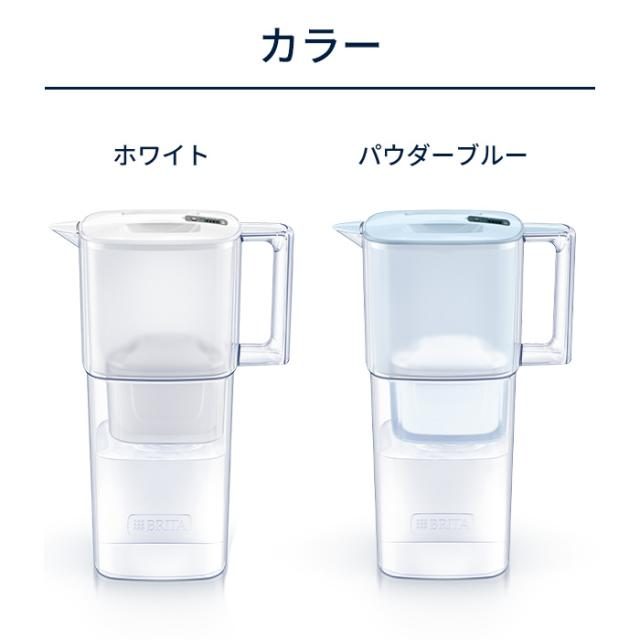 ブリタ公式 ポット型浄水器 リクエリ カートリッジ2個付 ろ過水容量