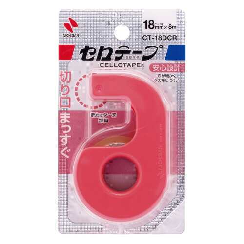 ポイント５倍☆ニチバン セロテープ小巻 カッター付き １８ｍｍ×８ｍ