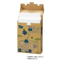 カウネット 低密度厚口ゴミ袋 詰替用 ９０Ｌ 乳白 １２０枚 4269-0603