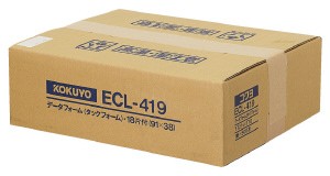 ポイント５倍☆ コクヨ 連続伝票用紙 タックフォーム ５００枚　Ｙ１２　５／１０ＸＴ１０　１８片 ECL-419