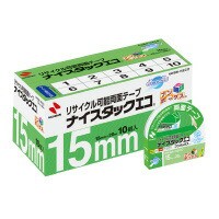 ニチバン ナイスタックエコ 再生紙両面テープ ブンボックス １５ｍｍ