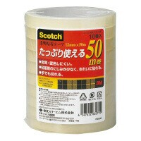 ポイント５倍☆スリーエム ジャパン 透明粘着テープ５００−３−１２