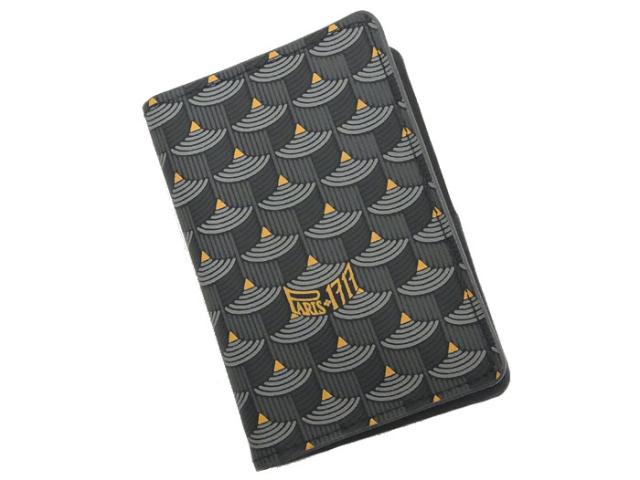 【未使用 S品】 フォレルパージュ FAURE LE PAGE カードケース パスケース グレー×イエロー