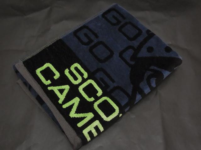 【未使用 S品】 スコッティキャメロン 2021 ミュージアム限定 ジョニーレーサー タオル ネイビー