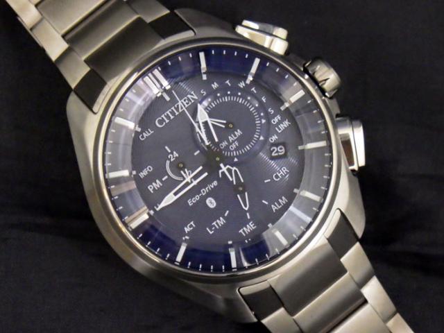 シチズンエコドライブBluetooth搭載