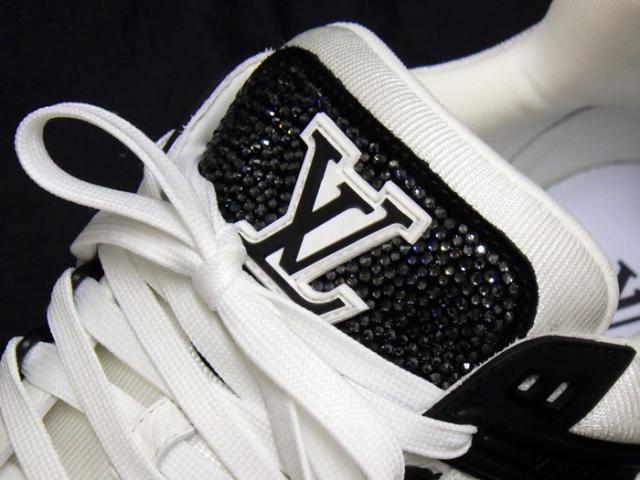 【新品同様 S品】 ルイヴィトン トレイナーライン スニーカー 1ABM0C メンズ サイズ 10 日本サイズ 28.5cm