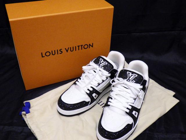 【新品同様 S品】 ルイヴィトン トレイナーライン スニーカー 1ABM0C メンズ サイズ 10 日本サイズ 28.5cm