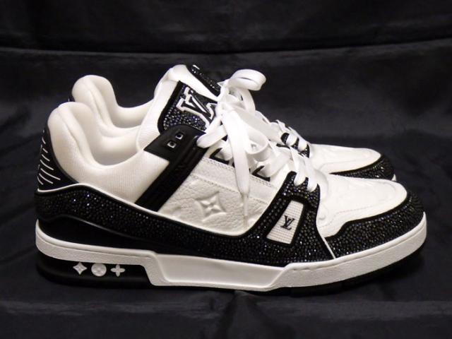 【新品同様 S品】 ルイヴィトン トレイナーライン スニーカー 1ABM0C メンズ サイズ 10 日本サイズ 28.5cm