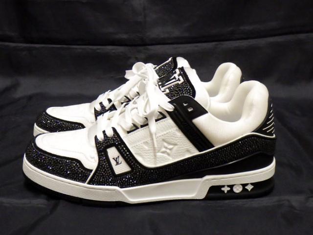 【新品同様 S品】 ルイヴィトン トレイナーライン スニーカー 1ABM0C メンズ サイズ 10 日本サイズ 28.5cm