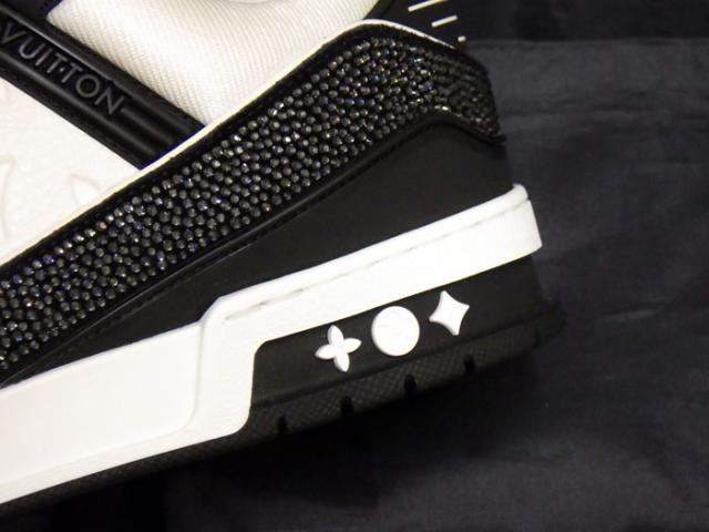 【新品同様 S品】 ルイヴィトン トレイナーライン スニーカー 1ABM0C メンズ サイズ 10 日本サイズ 28.5cm