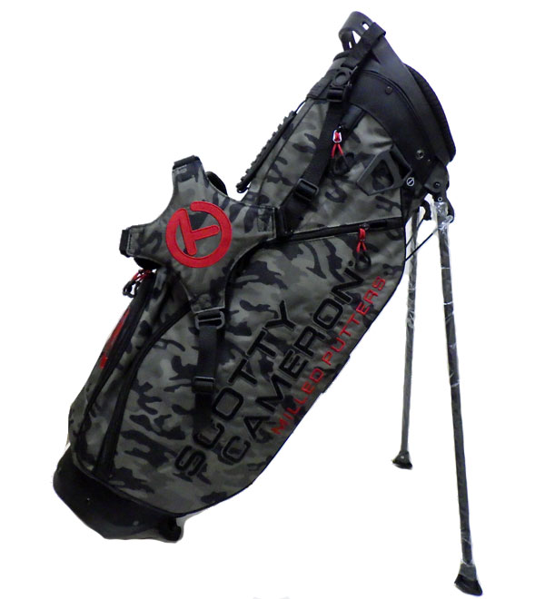 【未使用 S品】 スコッティキャメロン 2023リミテッド カモ レッド ワンダラー スタンドバッグ キャディバッグ