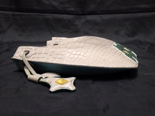 【新品負けず劣らず S品】 CIVINILE チビナイル CROCODILE クロコダイル ワニマル 合財袋御徒面子 車寄せ クラッチペダル御徒面子
