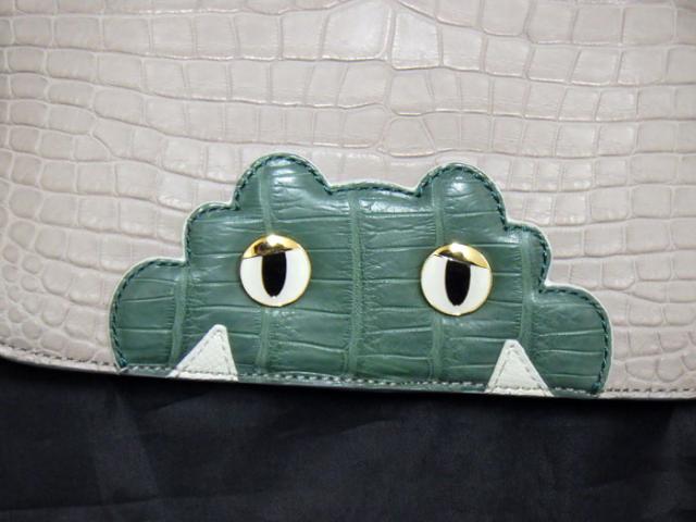 【新品負けず劣らず S品】 CIVINILE チビナイル CROCODILE クロコダイル ワニマル 合財袋御徒面子 車寄せ クラッチペダル御徒面子