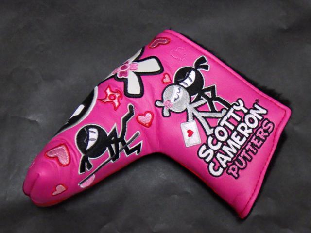 【未使用 S品】 スコッティキャメロン 2025 バレンタイン限定 忍者 ピン型 パター用ヘッドカバー